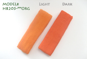light orange dark orange sports headbands