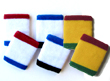 3 color striped sweat wristbands wholesale cheap