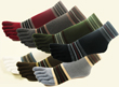 Ankle toe socks striped