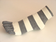 striped toe socks