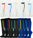 mens knee high baseball socks with stripe