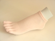 No show low cut toe sock