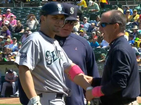Couver wrist sweatband on marinas mlb