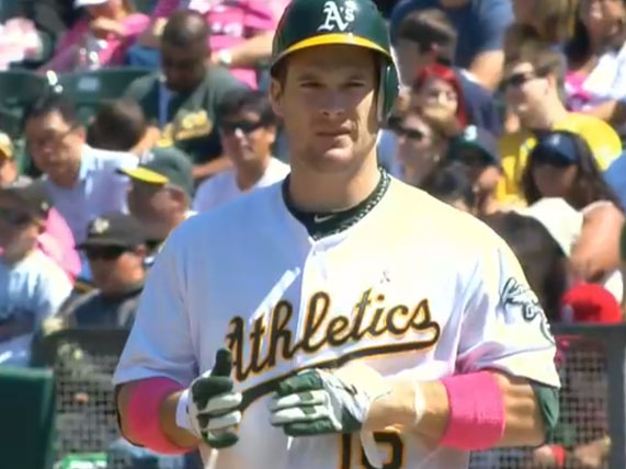 Josh Willingham with Couver Sweatband mlb