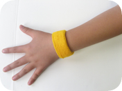 Youth Children's junior size cotton Terry sports Wrist Bands picture