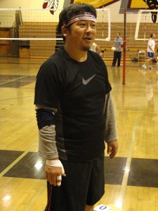 wearing couver headband