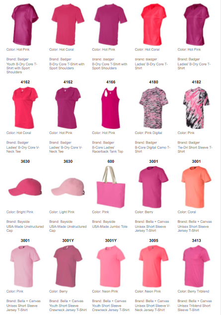 Pink Shirts & Accessories Collection 2015
