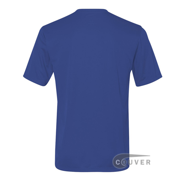 Hanes Men's Short Sleeve Cool Dri® UPF 50+ Performance T-Shirt - Blue - back view