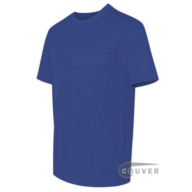 Hanes Men's Short Sleeve Cool Dri® UPF 50+ Performance T-Shirt - Blue - side view