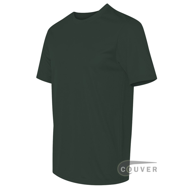 Hanes Men's Short Sleeve Cool Dri® UPF 50+ Performance T-Shirt - Dark-Green - side view