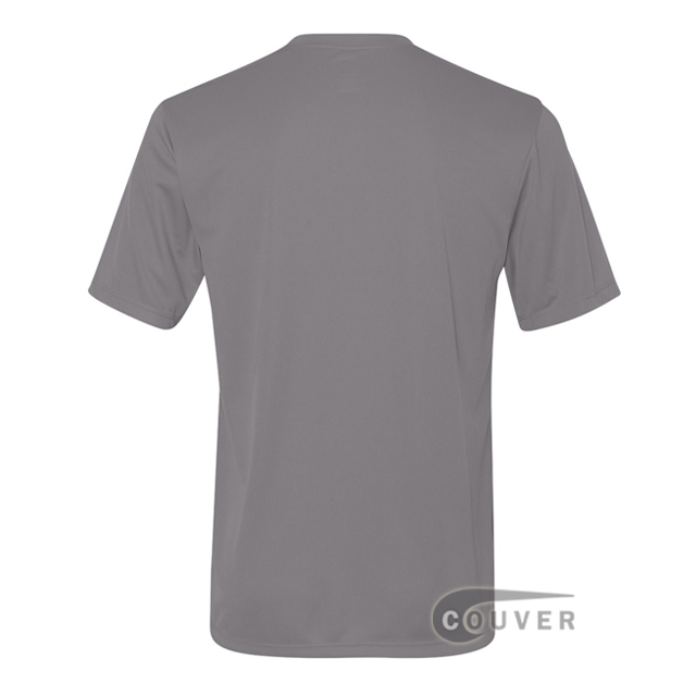 Hanes Men's Short Sleeve Cool Dri® UPF 50+ Performance T-Shirt - Gray - back view