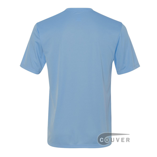 Hanes Men's Short Sleeve Cool Dri® UPF 50+ Performance T-Shirt - LightBlue - back view