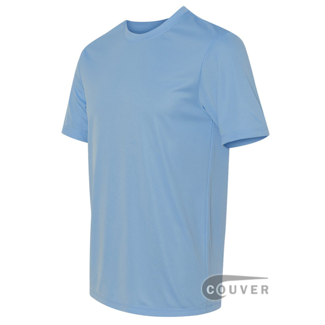 Hanes Men's Short Sleeve Cool Dri® UPF 50+ Performance T-Shirt - LightBlue - side view