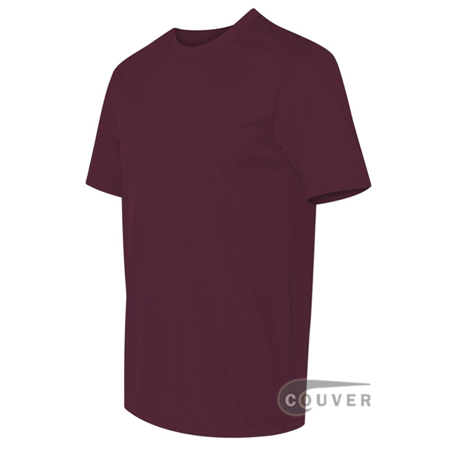 Hanes Men's Short Sleeve Cool Dri® UPF 50+ Performance T-Shirt - Maroon - side view