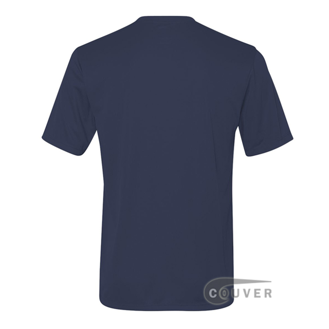 Hanes Men's Short Sleeve Cool Dri® UPF 50+ Performance T-Shirt - Navy - back view
