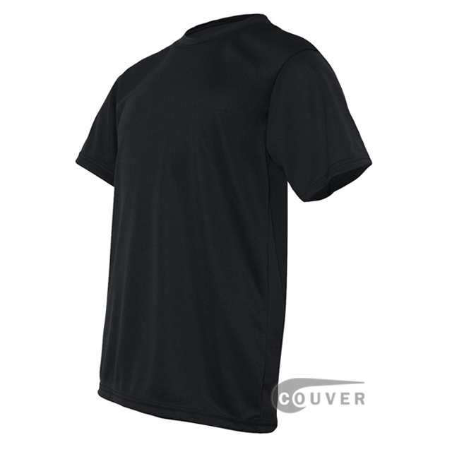 C2 Sport Black Youth Performance T-Short - side view