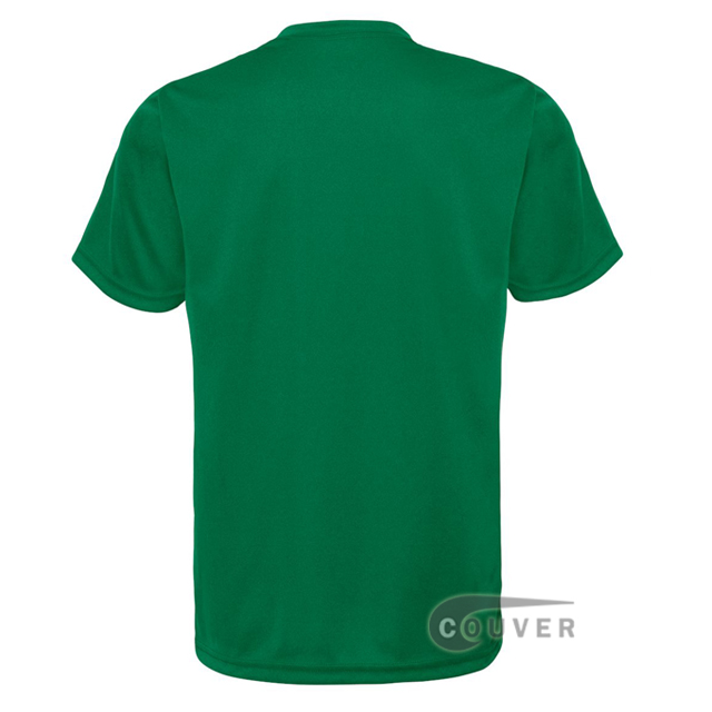 C2 Sport Green Youth Performance T-Short - back view
