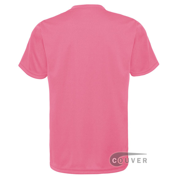 C2 Sport Pink Youth Performance T-Short - back view