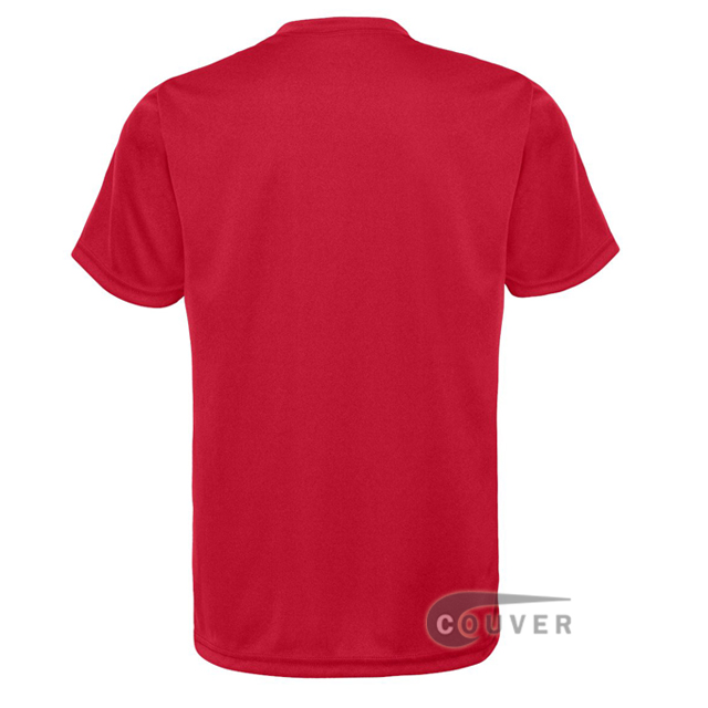 C2 Sport Red Youth Performance T-Short - back view