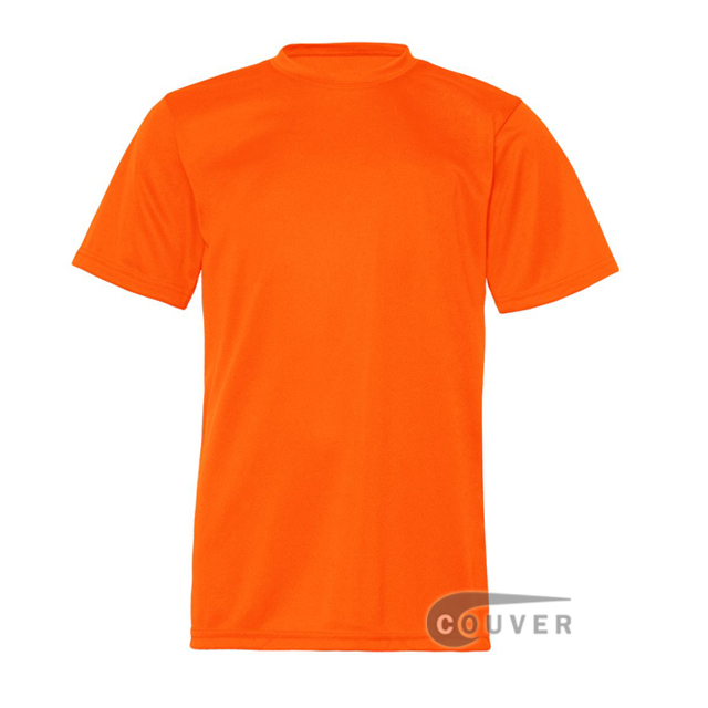 C2 Sport Safety Orange Youth Performance T-Short - back view