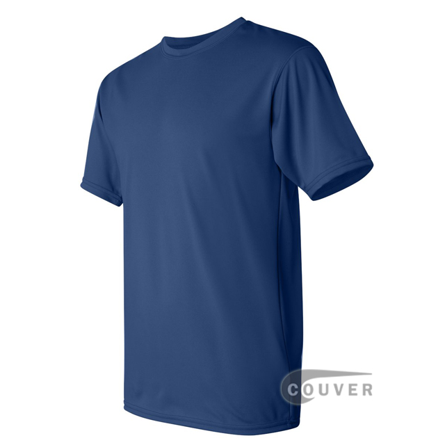 Augusta Sportswear 100% Poly Moisture Wicking T-Shirt Blue - side view