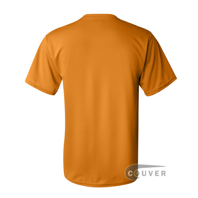 Augusta Sportswear 100% Poly Moisture Wicking T-Shirt Gold - back view