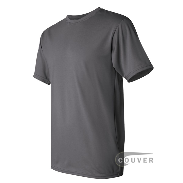 Augusta Sportswear 100% Poly Moisture Wicking T-Shirt Graphite - side view
