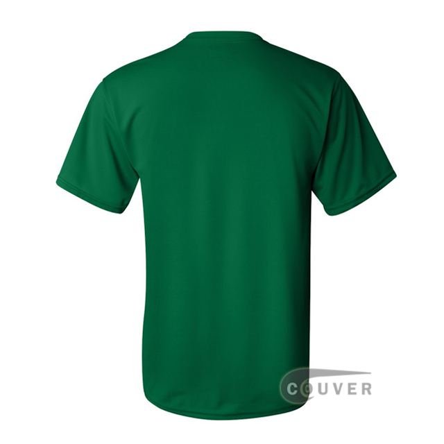 Augusta Sportswear 100% Poly Moisture Wicking T-Shirt Green - back view