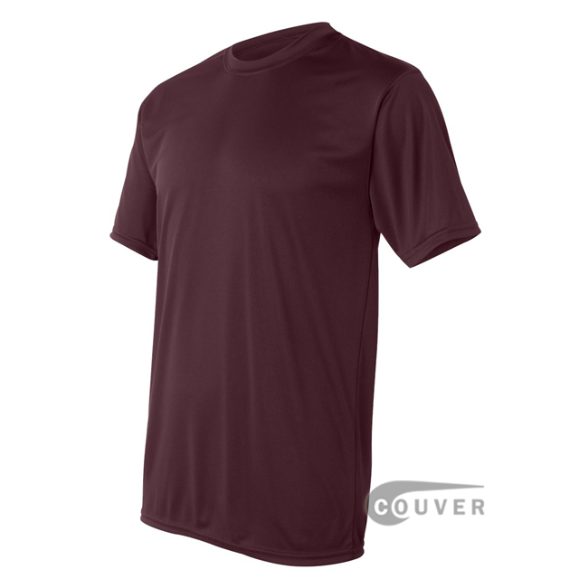 Augusta Sportswear 100% Poly Moisture Wicking T-Shirt Maroon - side view