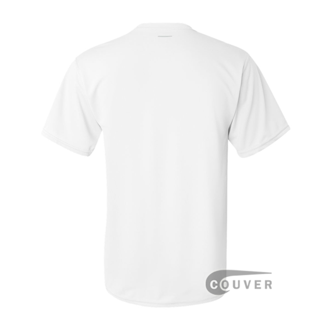 Augusta Sportswear 100% Poly Moisture Wicking T-Shirt White - back view