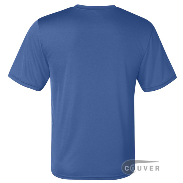 Champion Men's Double Dry Performance T-Shirt - Blue - back view