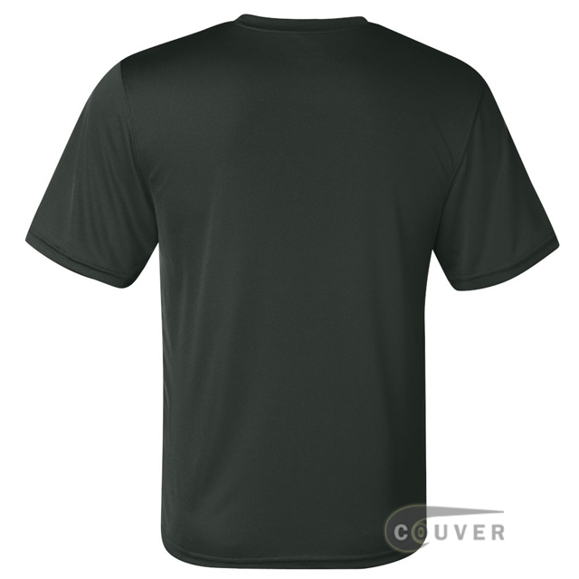 Champion Men's Double Dry Performance T-Shirt - Dark-Green - back view
