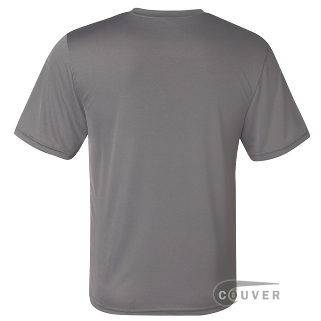 Champion Men's Double Dry Performance T-Shirt - Gray - back view