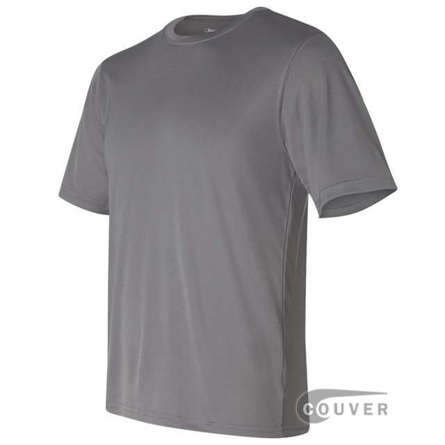 Champion Men's Double Dry Performance T-Shirt - Gray - side view