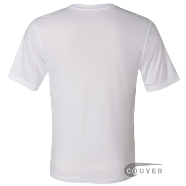 Champion Men's Double Dry Performance T-Shirt - White - back view
