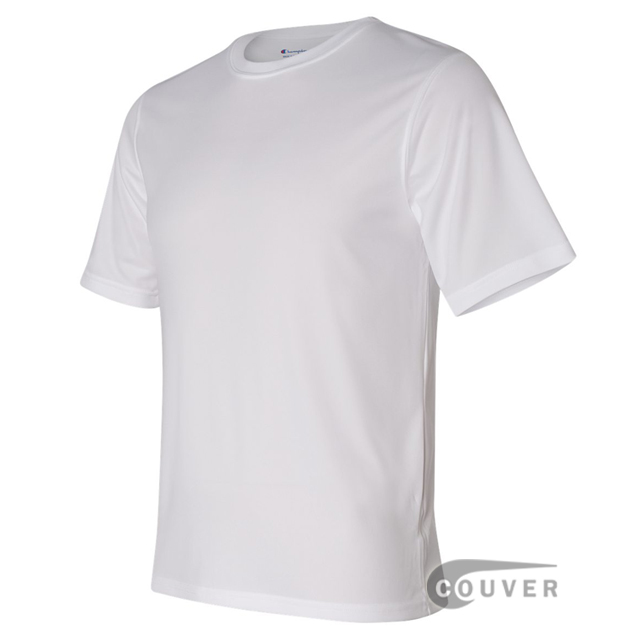 Champion Men's Double Dry Performance T-Shirt - White - side view
