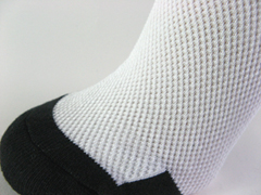 breathable mesh no show sock cushion toe zoomed view
