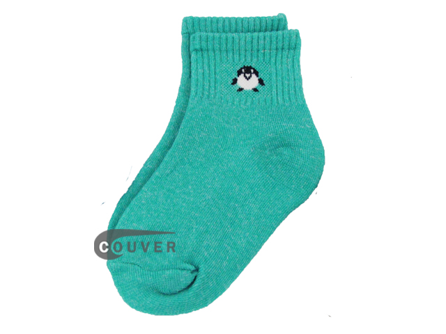 Mint Baby/Infant Unisex Penguin Pattern socks