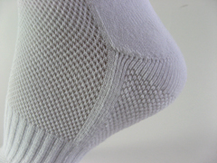 breathable mesh badminton quash socks cushion feel zoomed view