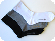 men's cotton style athletic sports socks