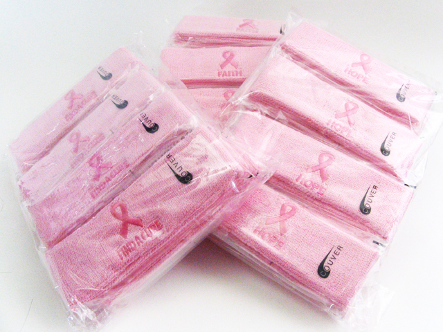 pink sweatbands wholesale